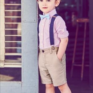 Janie and Jack boys linen shorts